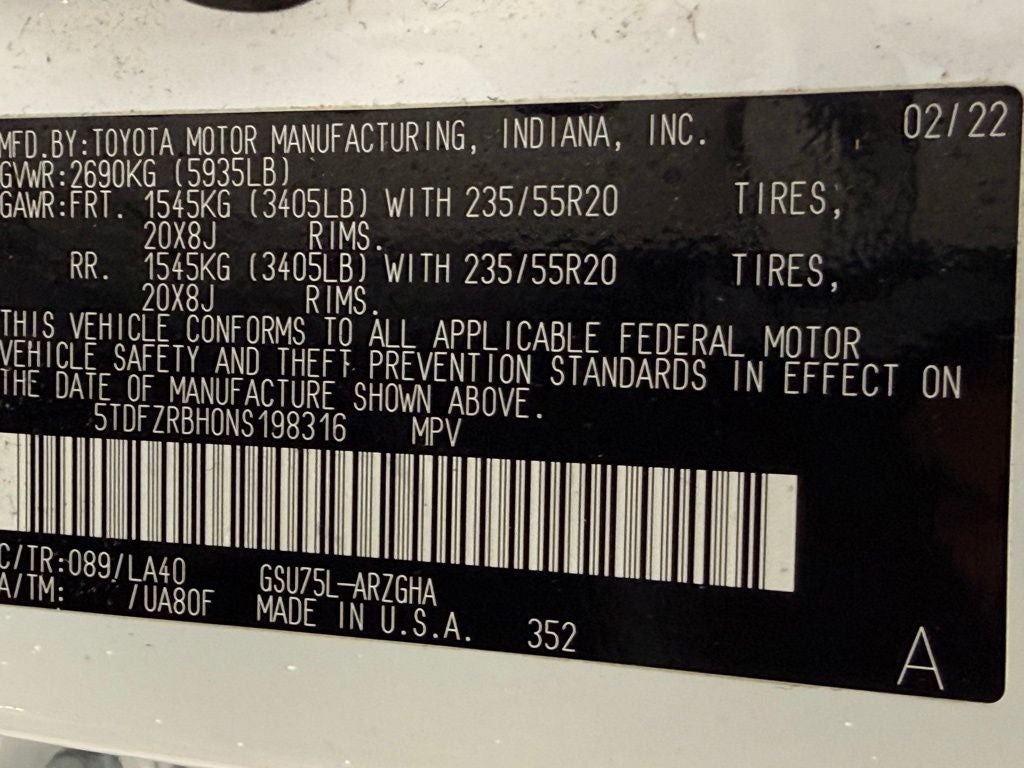 2022 Toyota Highlander Platinum