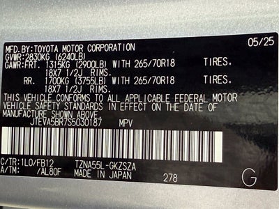 2025 Toyota 4Runner TRD Off-Road - 4WD / CLEAN CARFAX / ONE OWNER
