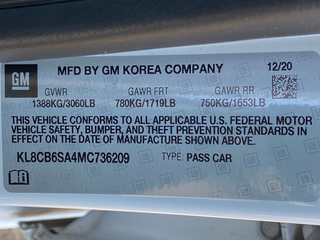 2021 Chevrolet Spark LS