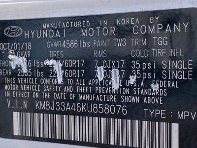 2019 Hyundai Tucson Value - CLEAN CARFAX
