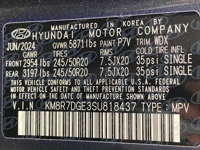 2025 Hyundai Palisade Calligraphy