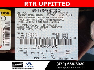 2024 Ford Mustang GT Premium RTR UPFITTED SPEC 3,SUPERCHARGED