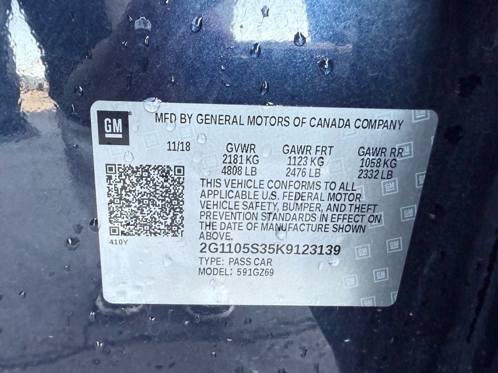 2019 Chevrolet Impala Premier