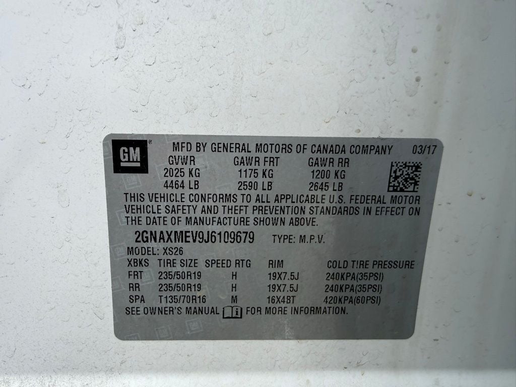 2018 Chevrolet Equinox Premier