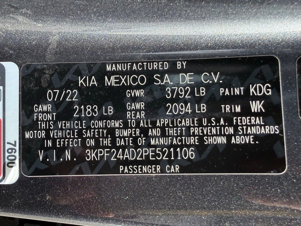 2023 Kia Forte LX