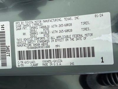 2024 Toyota Sequoia Platinum