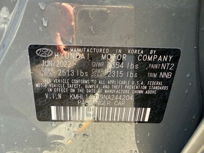 2022 Hyundai Sonata SEL