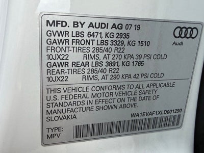 2020 Audi Q8 55 Premium Plus quattro