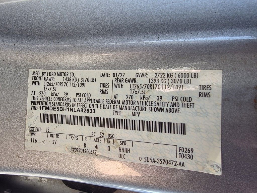 2022 Ford Bronco Black Diamond Clean Carfax / Equipment Group 321A Standard Packa