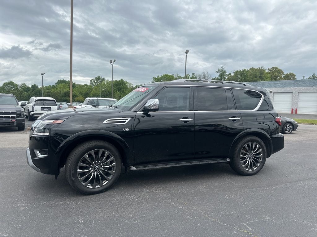 2022 Nissan Armada Platinum Captain's Chairs Package / NissanConnect featuring