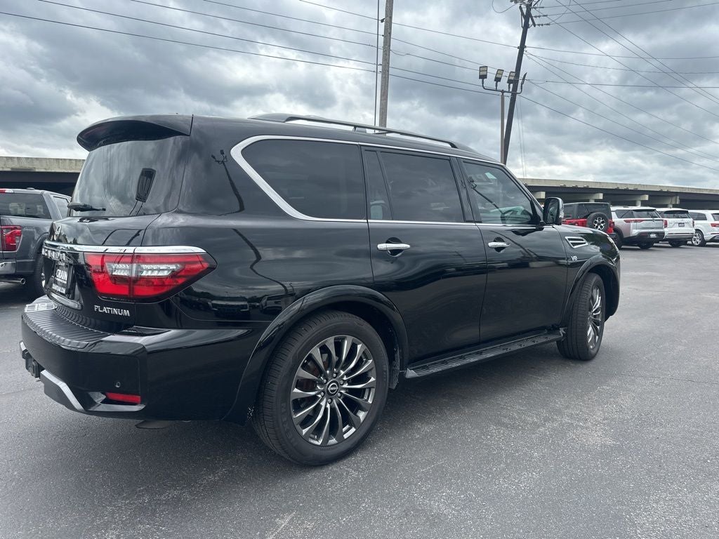 2022 Nissan Armada Platinum Captain's Chairs Package / NissanConnect featuring