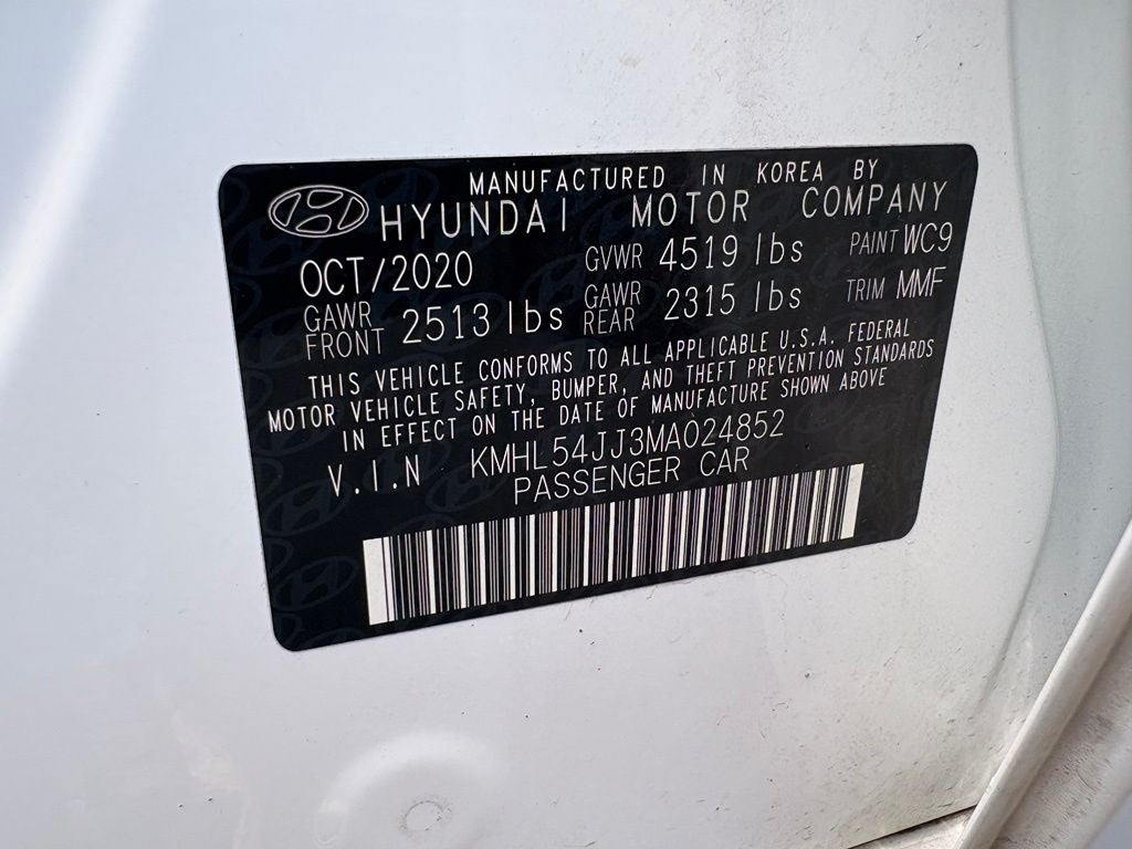 2021 Hyundai Sonata Hybrid Limited