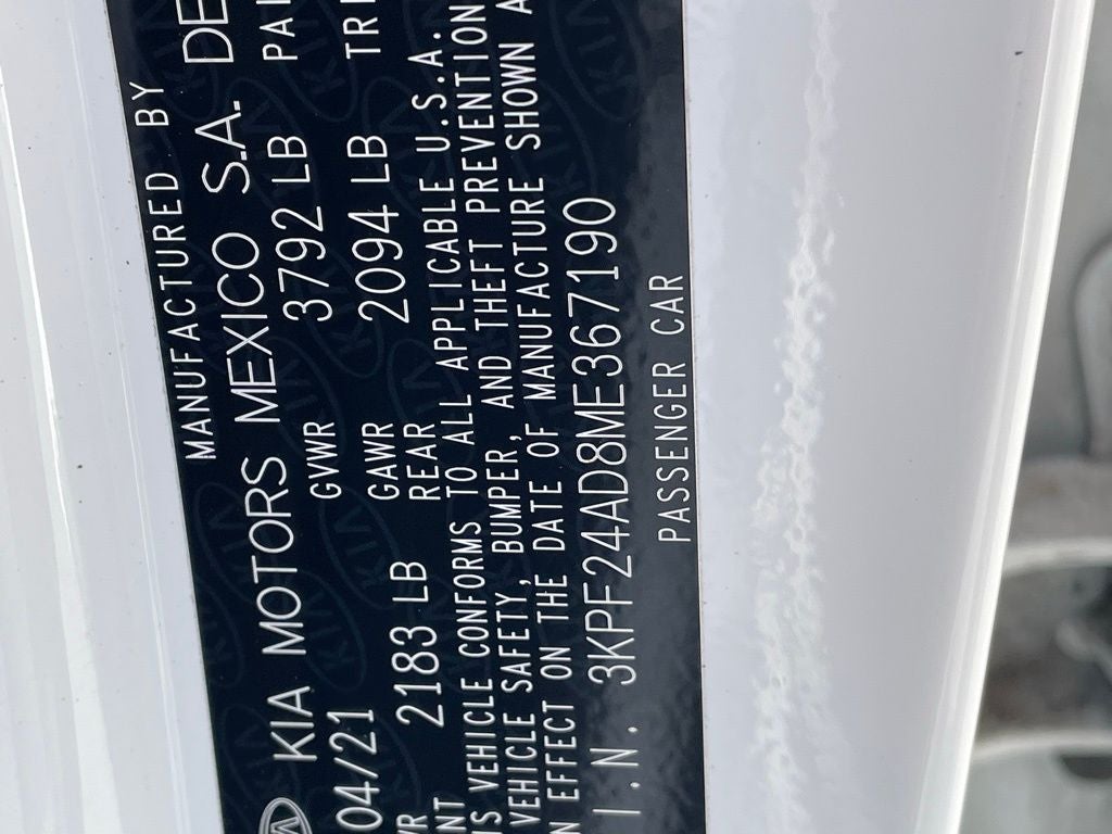 2021 Kia Forte FE