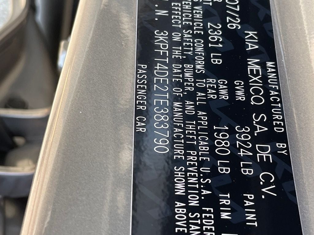 2026 Kia K4 LXS