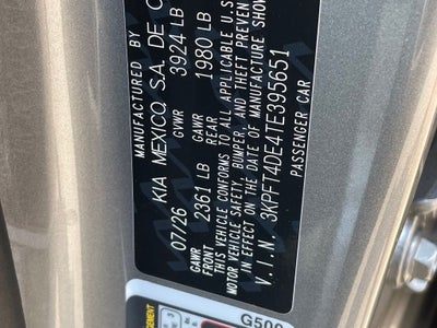 2026 Kia K4 LXS