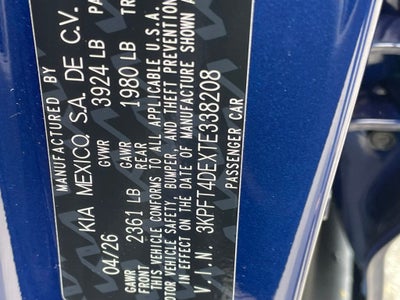 2026 Kia K4 LXS