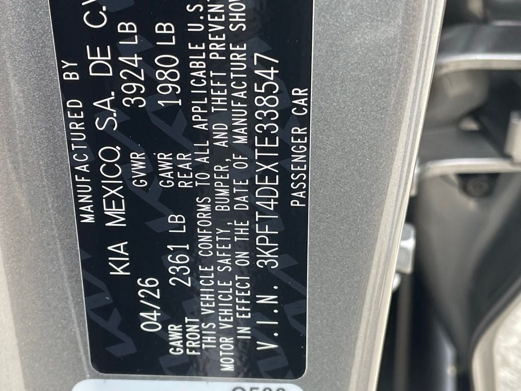 2026 Kia K4 LXS