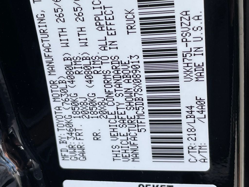 2025 Toyota Tundra Hybrid 1794 Edition