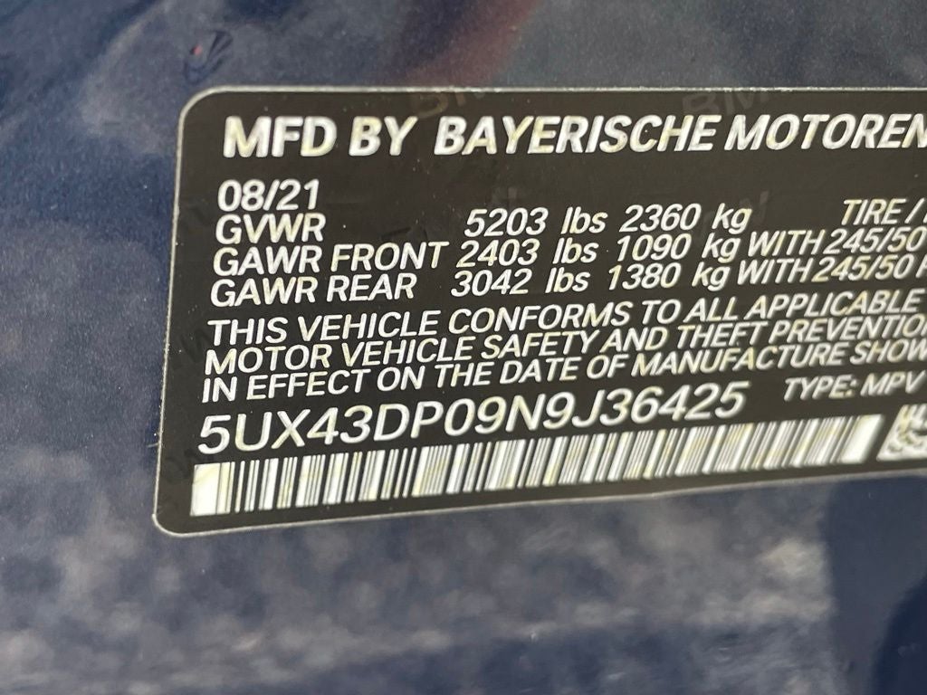 2022 BMW X3 sDrive30i