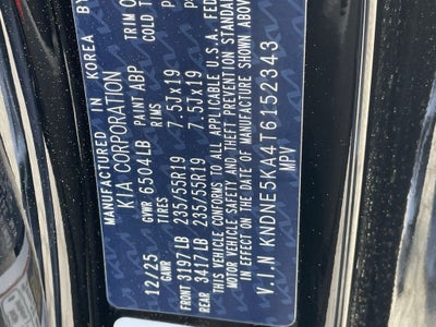 2026 Kia Carnival Hybrid SX