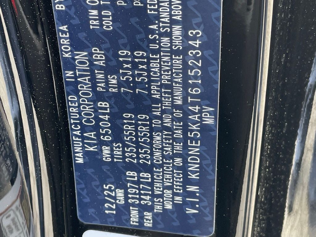 2026 Kia Carnival Hybrid SX