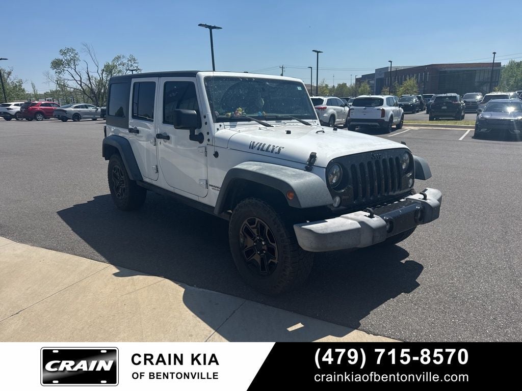 2016 Jeep Wrangler Unlimited Willys - 4WD / CLEAN CARFAX
