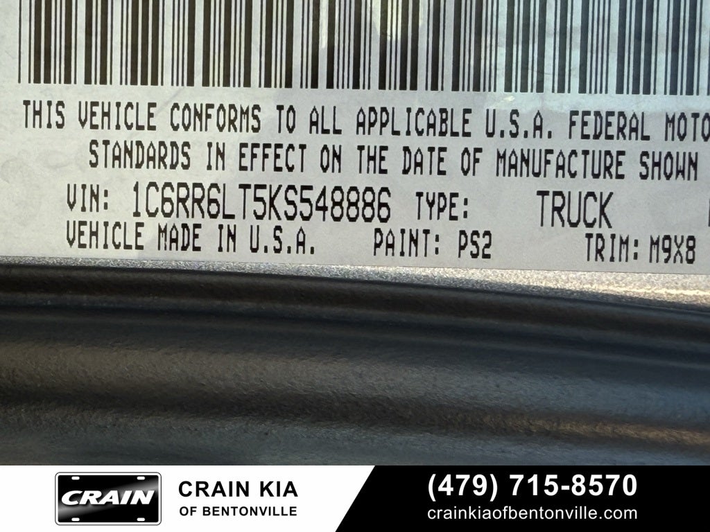 2019 RAM 1500 Classic Big Horn - CLEAN CARFAX