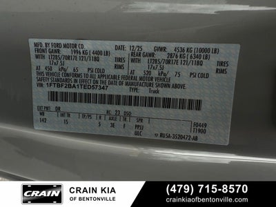 2026 Ford F-250SD XL - 4WD / CLEAN CARFAX / ONE OWNER