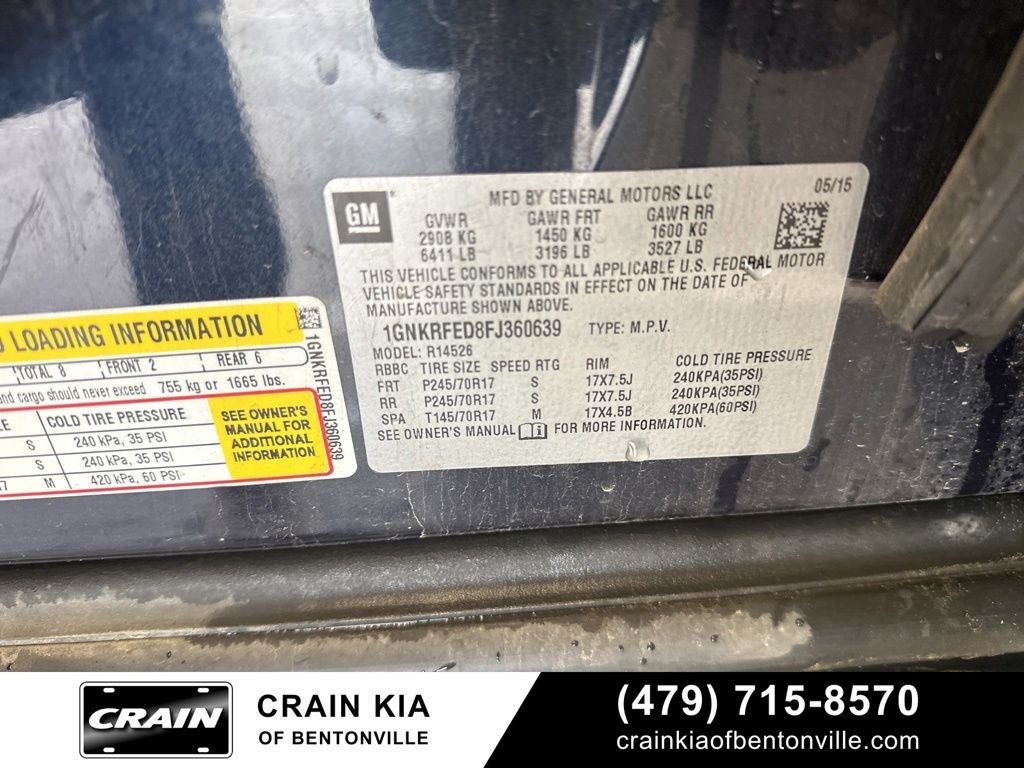 2015 Chevrolet Traverse LS - WHOLESALE / AS-IS