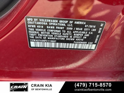 2015 Volkswagen Passat 1.8T Limited Edition - CLEAN CARFAX