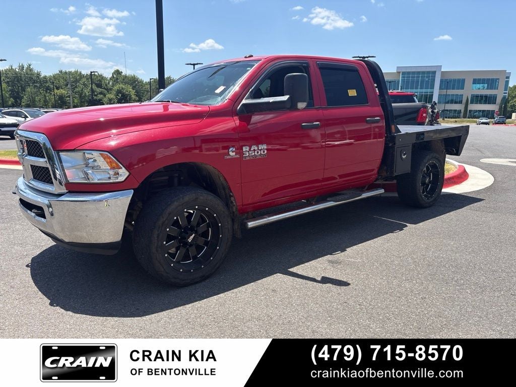 2018 RAM 3500 Tradesman - 4WD / CLEAN CARFAX / DIESEL - FLAT BED