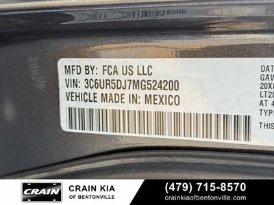 2021 RAM 2500 Big Horn - 4WD / LIFTED! / CLEAN CARFAX