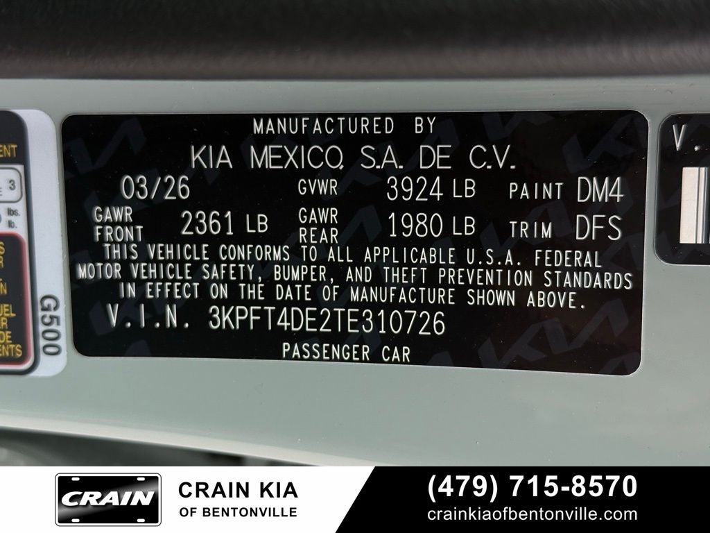 2026 Kia K4 LXS