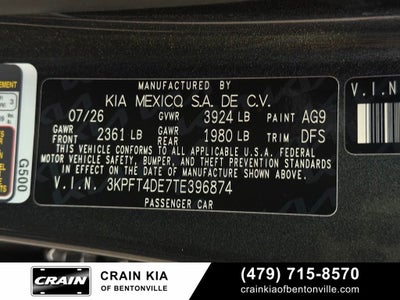 2026 Kia K4 LXS