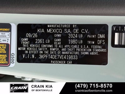 2027 Kia K4 LXS