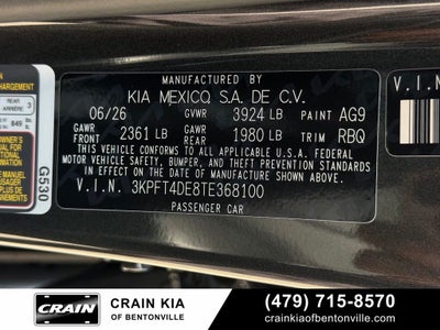 2026 Kia K4 LX