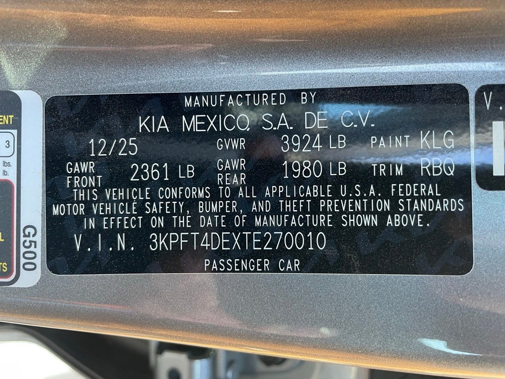 2026 Kia K4 LXS
