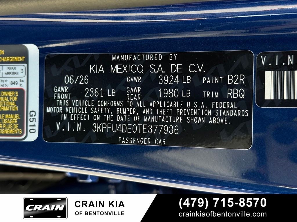 2026 Kia K4 EX
