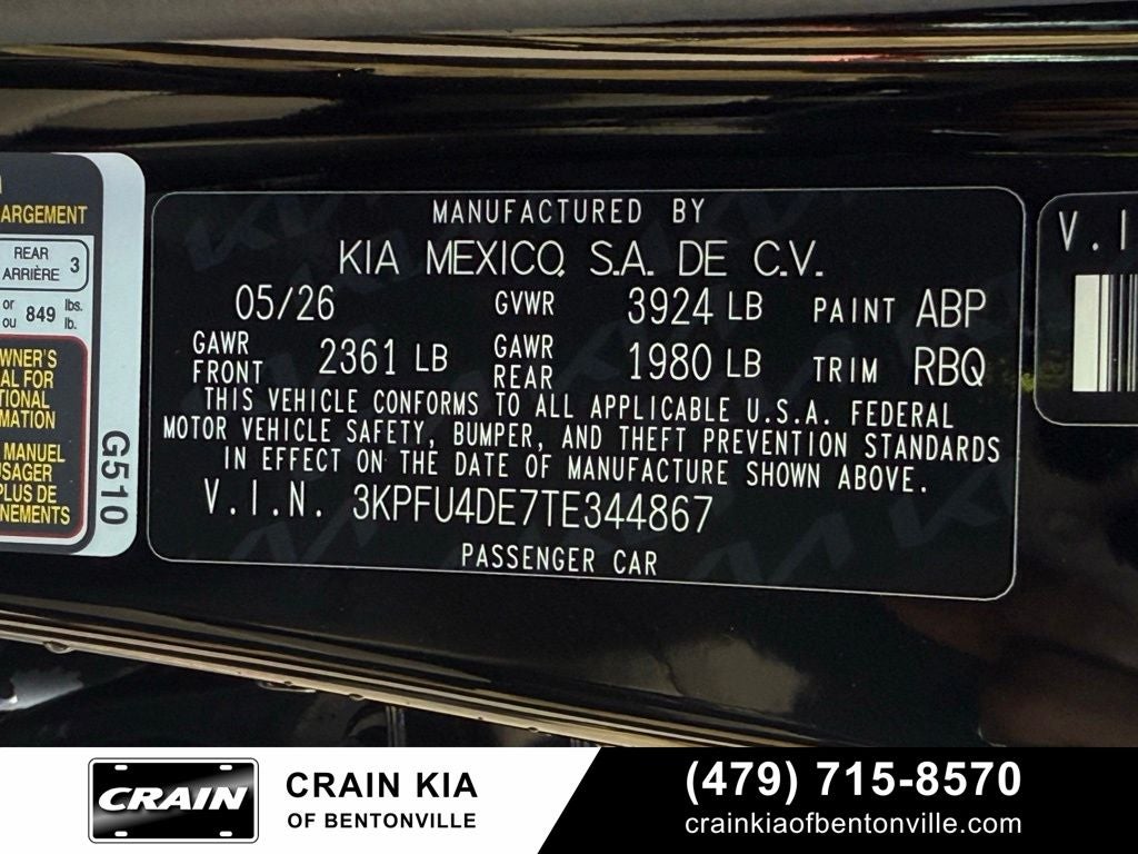 2026 Kia K4 EX