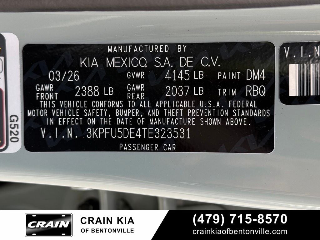 2026 Kia K4 GT-Line
