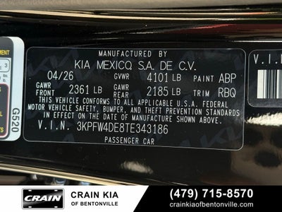 2026 Kia K4 GT-Line