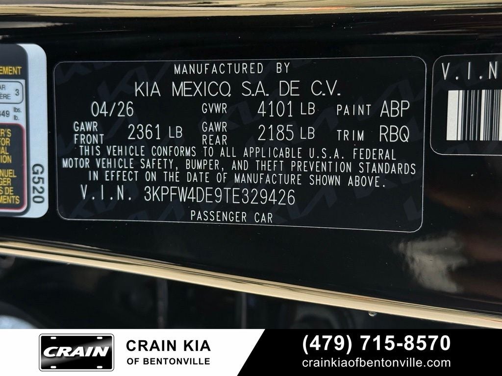 2026 Kia K4 GT-Line