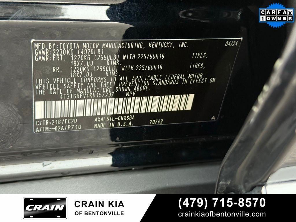 2024 Toyota RAV4 Hybrid SE - AWD / SUNROOF / CLEAN CARFAX / ONE OWNER