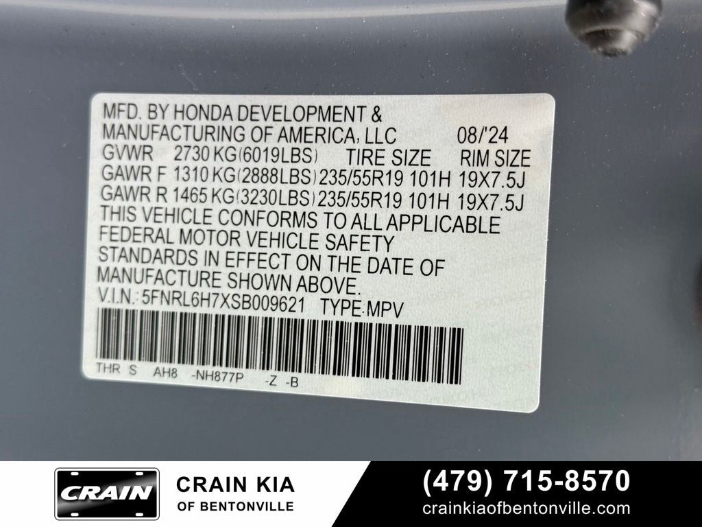 2025 Honda Odyssey Sport-L - SUNROOF / CLEAN CARFAX / ONE OWNER