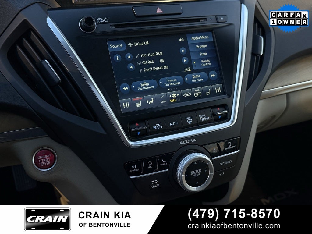 2020 Acura MDX Advance SH-AWD / SUNROOF / CARFAX ONE OWNER