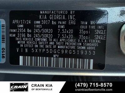 2024 Kia Telluride SX-Prestige X-Line - KIA CPO / AWD / SUNROOF / ONE OWNER