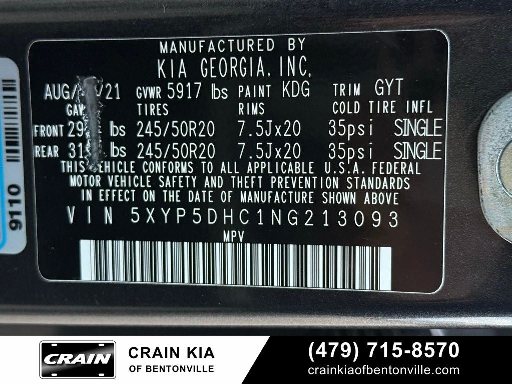 2022 Kia Telluride SX - KIA CPO / AWD / SUNROOF / ONE OWNER