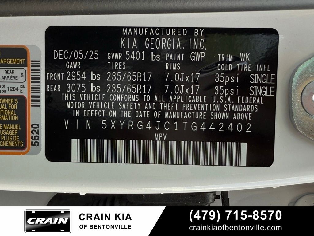 2026 Kia Sorento LX