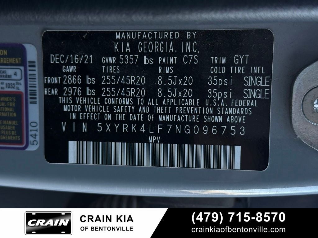2022 Kia Sorento SX-Prestige - KIA CPO / PANORAMIC SUNROOF / ONE OWNER