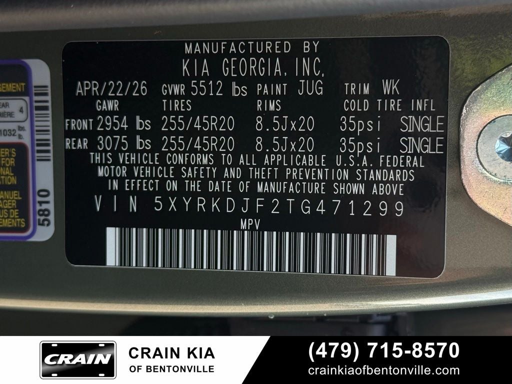 2026 Kia Sorento X-Line SX Prestige